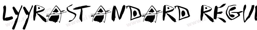 LyyraStandard Regula字体转换
